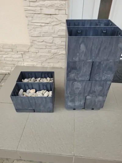 Hochbeet Basis stabilisiert