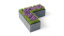 Hochbeet in Form eines L