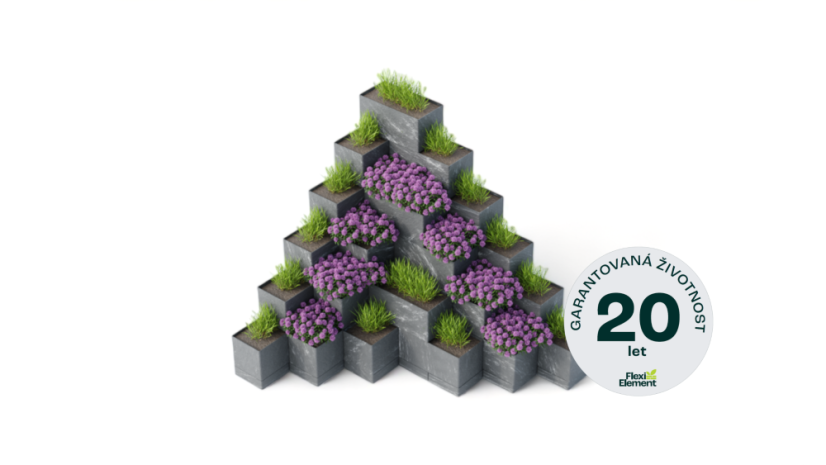 Hochbeet in Form einer Pyramide