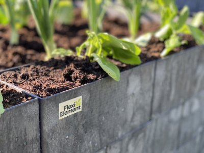 Hochbeet in Form einer Pyramide