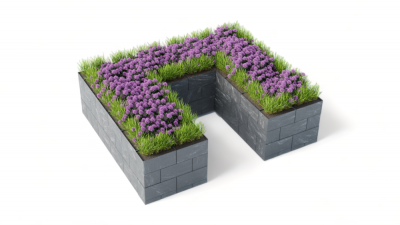 Hochbeet in Form eines U