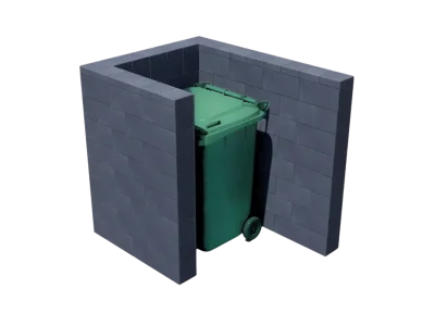 Mülltonnenverkleidung